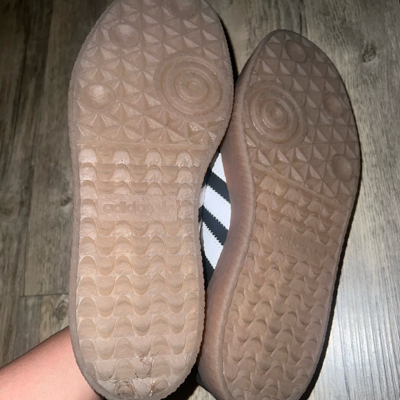 adidas Black and White Samba Sneakers - Picture 4 of 6